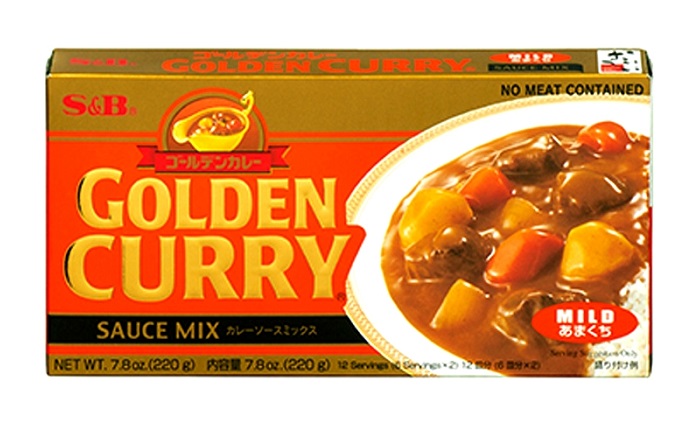 Golden curry in salsa mild S&B 220 g.